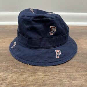 POLO RALPH LAUREN Men's Pony All Over P Wing Winged Foot Bucket Hat Cap Lid NAVY